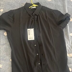 Calvin Klein Black Casual Button Down Shirt